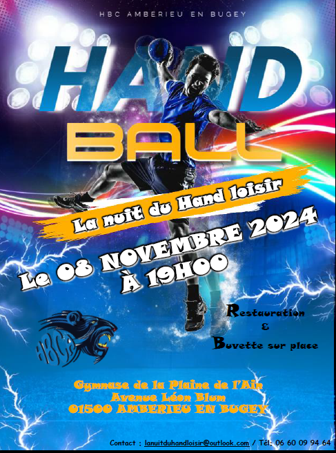 Nuit du hand loisirs