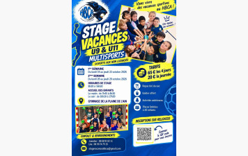 Stage vacances de Toussaint